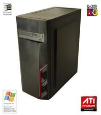 NEW* AMD Athlon 4850e 4GB ATI X300 Win98 XP DOS Multiboot Retro PC w/ 50 Games picture