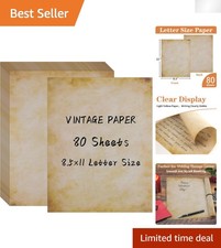 Aged Decorative Stationery - 80 Sheets 8.5