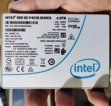 Intel SSD DC Series P4510 4TB NVME U.2 2.5