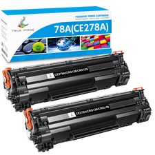 2 x Black CE278A Laser Toner for HP 78A LaserJet Pro M1536DNF P1566 P1560 P1606 picture