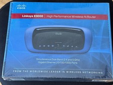 Cisco Linksys E3000 High Performance Wireless-N Router Dual Band New Sealed picture