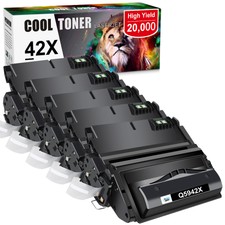 5PK Toner Compatible With HP 42X Q5942X Q1338A Q1339A Q5945A LaserJet 4350 4250n picture