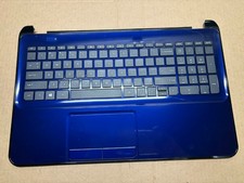 OEM HP 255 G2 Palmrest Blue W/ Touchpad US Keyboard 1A32HGV00600 picture