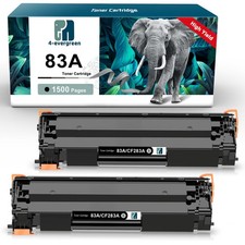 2PK CF283A Toner Cartridge for HP 83A Toner LaserJet Pro M127fn M225dw M201dw picture