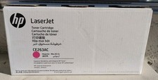 New Open Box Genuine HP LaserJet Magenta Toner CE263AC 648A picture