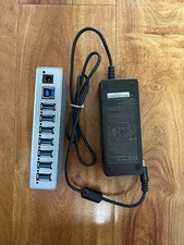 A-173 USB 3.0 Hub 7 Port Powered USB 3.0 Hub Data Hub w/ 36W AC Adapter picture
