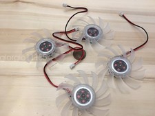 4 Pieces Clear FAN 12V 2Pin PC Video Graphics Card VGA Cooler Cooling 65mm picture
