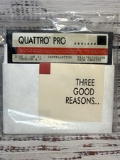 Quattro Pro Version 4.0 - Borland 5-1/4