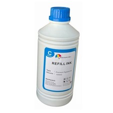 1000ml Refill Cyan Pigment ink for HP Canon Epson Brother Printer and CISS picture