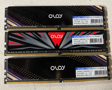 Lot of 3 OLOy 24GB Total (3x8GB) PC4-19200/21300 2400/2666 DIMM Desktop Ram picture