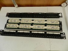 LOT OF 4 Leviton Cat 5e Flat Patch Panel 24-Port GigaMax 5e 1RU 256-5G596-U24 picture