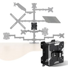 Adjustable Thin Client Mini PC Mount Bracket,CPU VESA Under Desk and Monitor ... picture