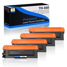4PK TN660 TN630 Black Toner Cartridge For Brother HL-L2305W HL-L2315DW HL-L2320D picture