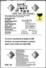 Seagate ST340015A 40GB IDE Hard Drive P/N: 9Y3001-001 Firmware: 3.01  WU picture