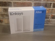 New Sealed Linksys Atlas 6 MX2002 AX3000 WiFi 6 Mesh Router 2-Pack Dual Band picture