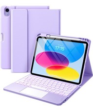Harvopu Compatible for iPad 11th 10th Generation Case with Keyboard, Folio picture