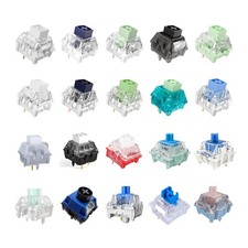 Kailh Gateron Outemu Clicky Mechanical Keyboard Switches Sample Pack 20 PCS picture