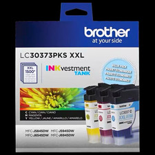 Brother INKvestment Tank LC30373PKS XXL Value Pack Ink Cyan Magenta Yellow picture