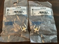 Lot of 2 - Leviton Quickport F-Type, white, Nickle plated, 41084-FWF picture