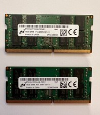 Micron 32GB Kit (2x16GB) 2Rx8 PC4-2666V DDR4 1.2v CL19 SODIMM RAM picture