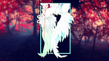 Landscape pictureinpicture forest anime fall red nails Custom Gaming Mat Desk picture