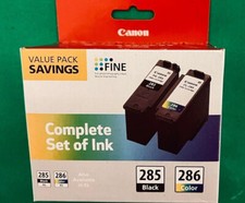 Genuine Canon 285 286 Ink Cartridges for Canon 7820 7722 Printer-New picture