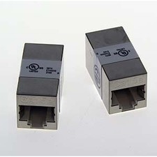 10 Pack of CAT5E RJ45 Full Shielded Inline Coupler picture