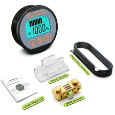 Digital Battery Monitor with Shunt & State of Charge Display picture