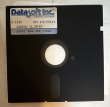 Datasoft Inc. Canyon Climber for Atari 400/800 5.25
