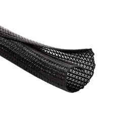 10ft Braided Split Wire Loom Sleeve 1/4in High Temp Automotive Cable Cover picture