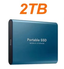 External SSD 1TB 2TB  Portable Hard Drive USB 3.1 Type-C High Speed PC Mac picture
