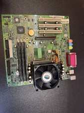 Vintage Socket A 786K1 Motherboard VIA KT133A w/ AMD Athlon 1.4GHz & 3×512MB SDR picture