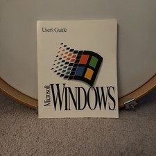 Rare Vintage 1991 Microsoft Windows Version 3.1 User's Guide Manual Original OEM picture