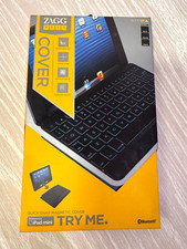 ZAGGkeys Quick Snap Magnetic Keyboard Cover for iPad mini 1/2 Black Brand New picture