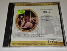The Electronic Bible Laserlight CD-ROM 1995 Windows Software *NEW/SEALED* picture