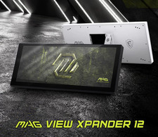 NEW MSI MAG VIEW XPANDER 12 BLACK 12.3-inch IPS Chassis screen picture