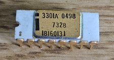 MINT RARE - Intel 3301A/C3301A MCS-4/C4004 IC/CPU Ceramic White Gold Static ROM picture