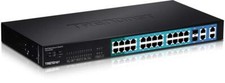 TRENDnet 28-Port 10/100Mbps Web Smart PoE+ Switch, 20 x PoE Ports 4 x PoE+ Ports picture