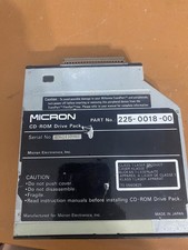 Micron TransPort CD-ROM Drive Pack FlexOpt 225-0018-00 Vintage Laptop Modular picture