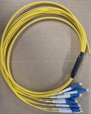 12 Fiber SM 9/125 1.5 Meter Pigtail With LC/UPC Duplex Connectors picture