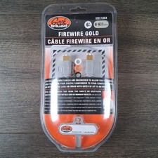 Brand New Geek Squad 6' FT IEEE1394 Firewire Gold Cables With 6-6 Pin  GS-6FW66 picture