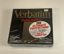 Verbatim Minidisk 10-Pack 2S/2D IBM Compatible PC  Sealed picture