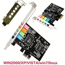 PCI-E 5.1ch Sound Card – CMI8738 with Low-Profile Bracket US Stock picture