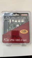 ST Lab F-280 PCIe FireWire 800 1394b 1394a + USB 2.0 Combo Card New Sealed picture