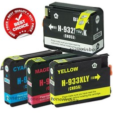 4 Pack Compatible 932XL 933XL Ink Cartridge For HP OfficeJet 7110 7610 7612  picture