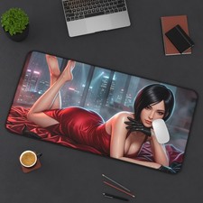 Ada Wong Resident Evil XXL Gaming Desk Mat Mouse Pad PC Gamer Setup picture