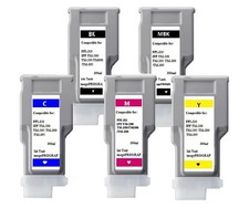 5 Pack PFI-320 & PFI-321 M Ink Cartridge tank Fit Canon iPF TM-250 TM-255 picture