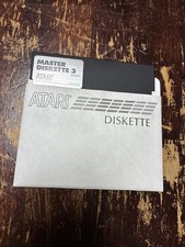 Master Diskette 3 Atari Computer Floppy Disk 5.25 - 1983 Original Vintage picture