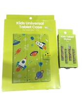 Kids Universal Tablet Case & Stylus Set Fits 7-11 Inch Tablets With Space Theme  picture