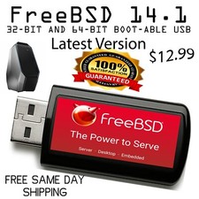 Free BSD 14.1 Linux Desktop Live/Installer MultiBoot USB - 64-bit and 32-bit picture